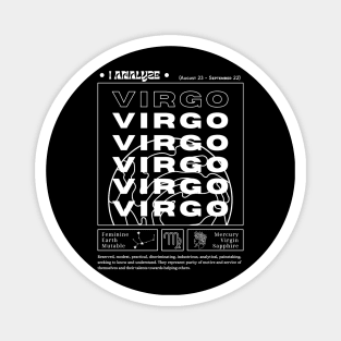 Virgo zodiac sign Magnet